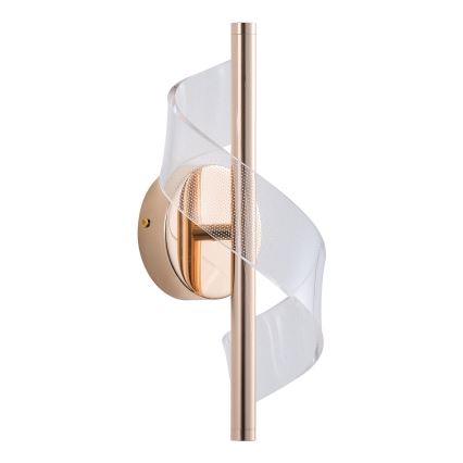LED Kinkiet LED/8W/230V 3000K złoty