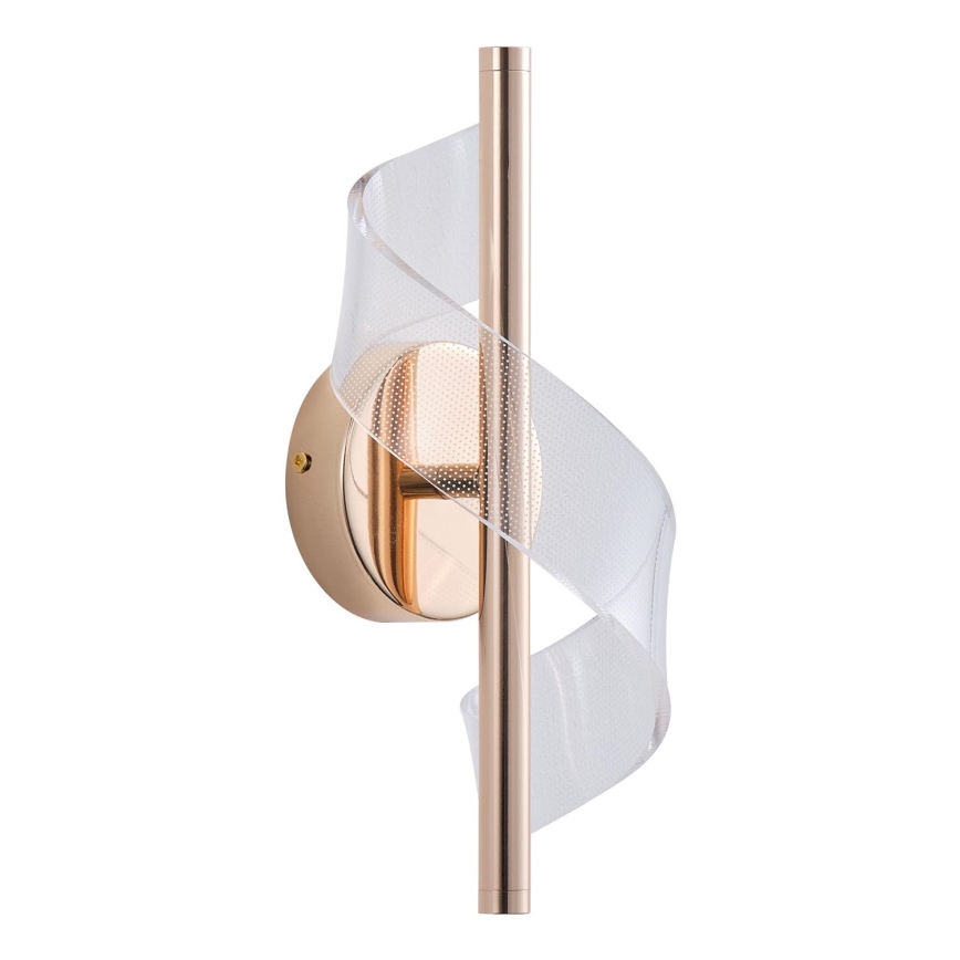 LED Kinkiet LED/8W/230V 3000K złoty
