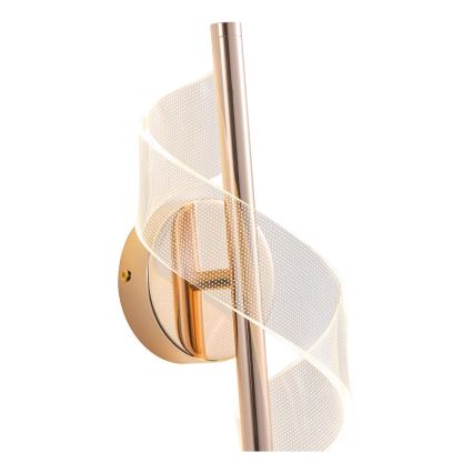 LED Kinkiet LED/8W/230V 3000K złoty