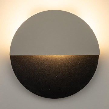 LED Kinkiet LUNA LED/7W/230V śr. 26 cm czarny/beżowy