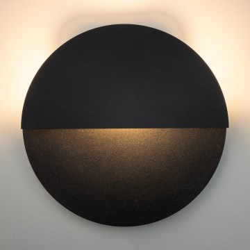 LED Kinkiet LUNA LED/7W/230V śr. 36 cm czarny