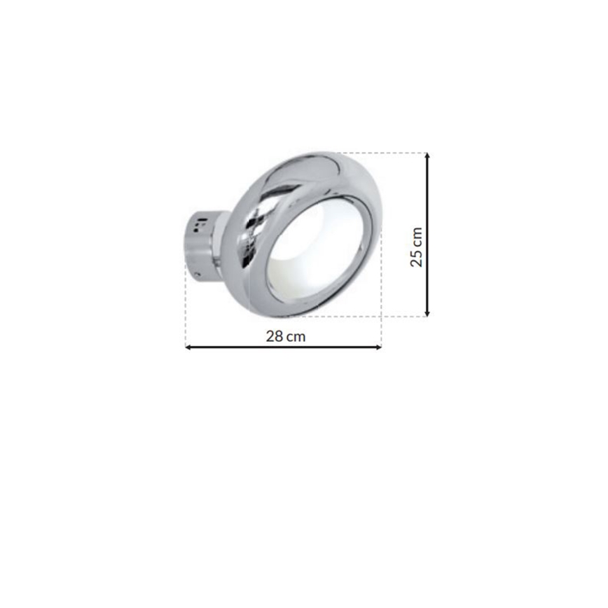 LED Kinkiet MERCURIO 1xLED/12W/230V
