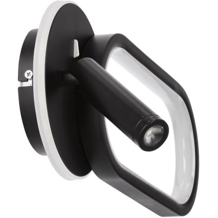 LED Kinkiet MONET LED/13W/230V + LED/2W 3000/4000/6000K czarny