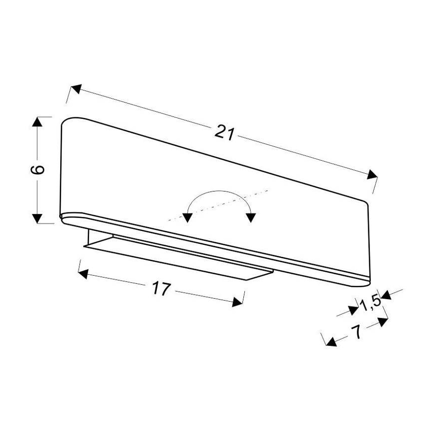 LED Kinkiet NICOLETTA LED/4W/230V