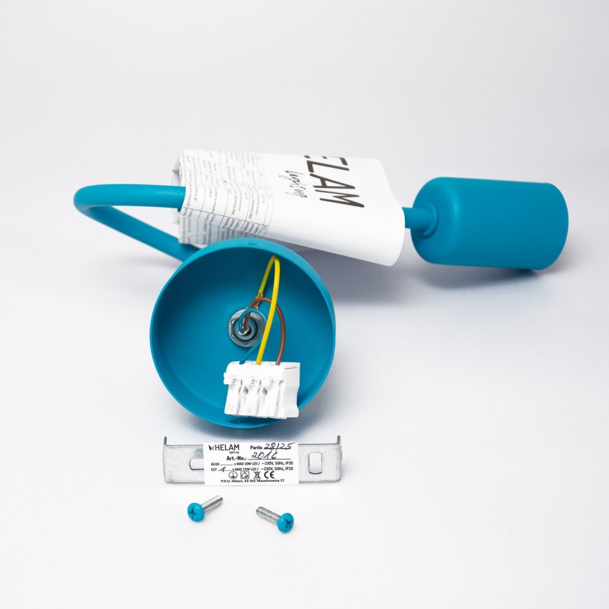 LED kinkiet OXFORD 1xE27/15W/230V niebieski