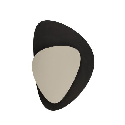 LED Kinkiet PEDRA LED/7W/230V czarny/beżowy