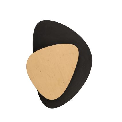 LED Kinkiet PEDRA LED/7W/230V czarny/beżowy