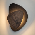 LED Kinkiet PEDRA LED/7W/230V czarny/brązowy