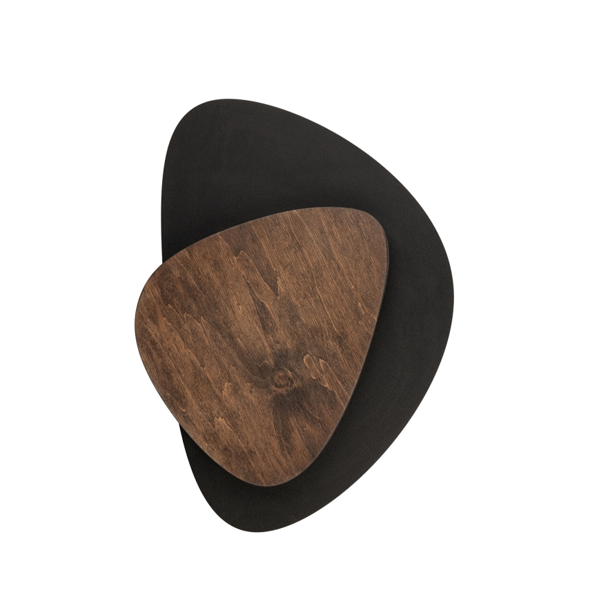 LED Kinkiet PEDRA LED/7W/230V czarny/brązowy