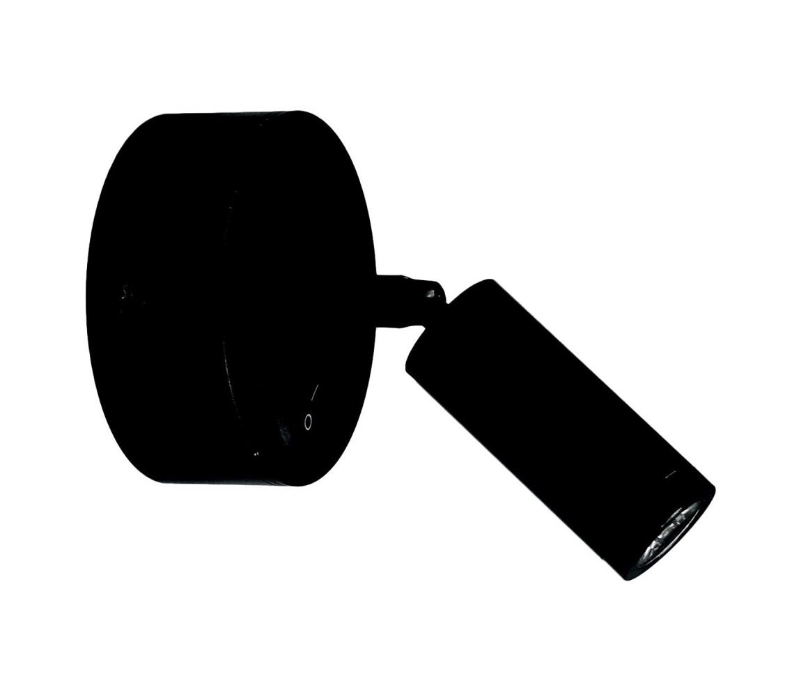 LED Kinkiet punktowy ARISTON LED/3W/230V 3000K czarny