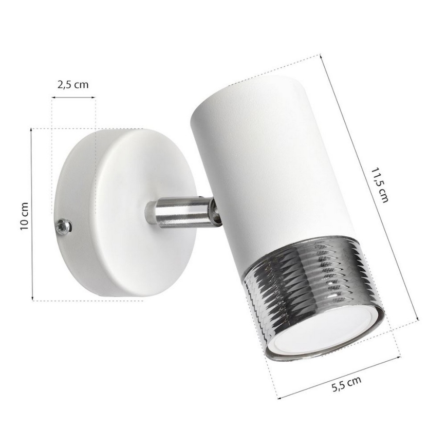 LED Kinkiet punktowy DANI 1xGU10/8W/230V