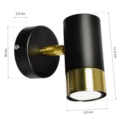 LED Kinkiet punktowy DANI 1xGU10/8W/230V