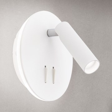 LED Kinkiet punktowy LENNY LED/6W/230V + LED/3W biały