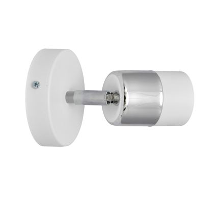 LED Kinkiet punktowy TUBSSON 1xGU10/4,8W/230V biały/chrom błyszczący