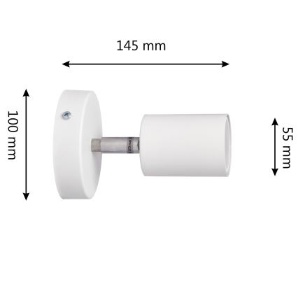 LED Kinkiet punktowy TUNE 1xGU10/4,8W/230V biały