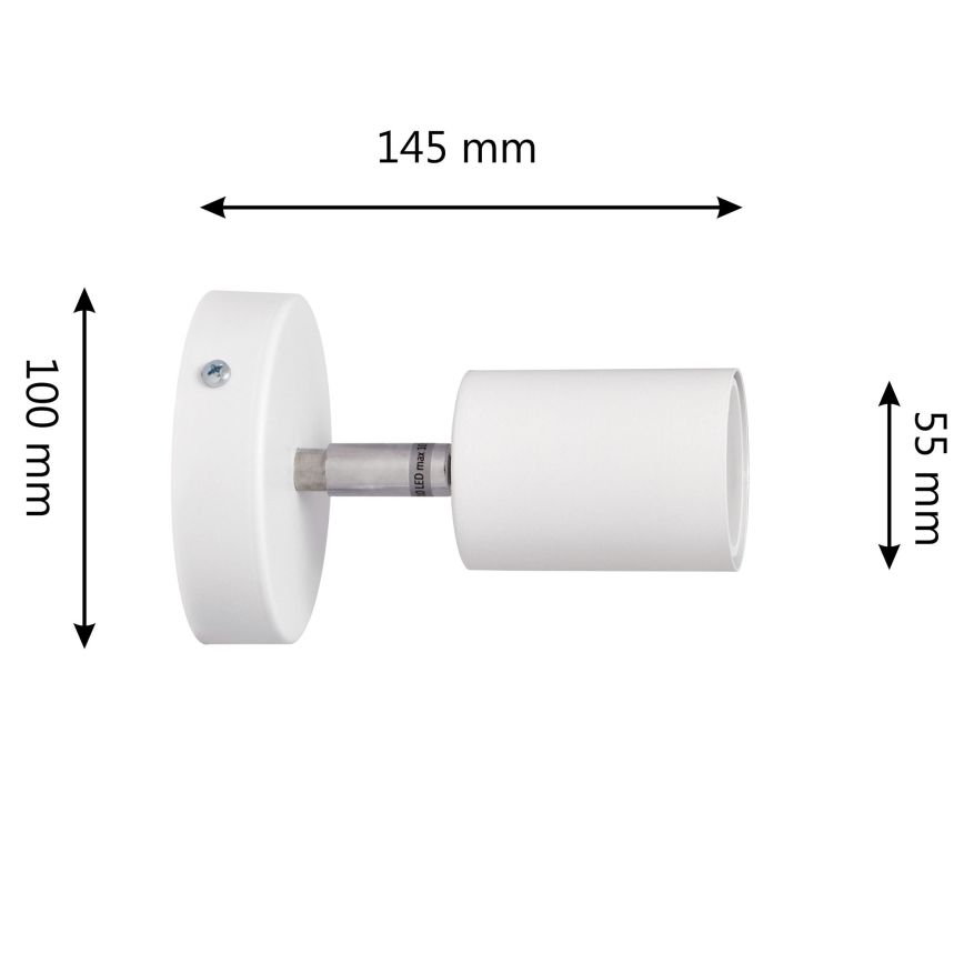 LED Kinkiet punktowy TUNE 1xGU10/4,8W/230V biały