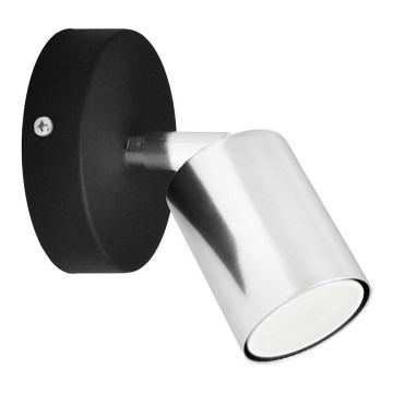 LED Kinkiet punktowy TUNE 1xGU10/4,8W/230V matowy chrom/czarne