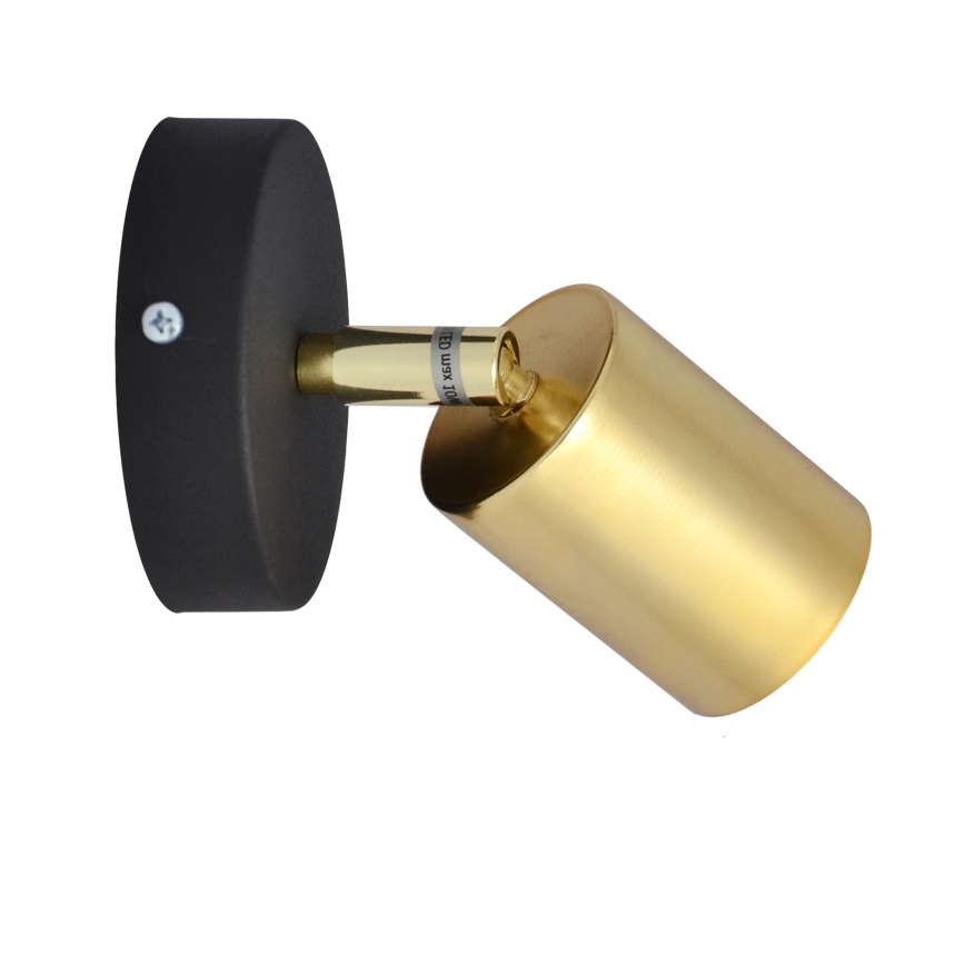 LED Kinkiet punktowy TUNE 1xGU10/4,8W/230V złoty/czarny