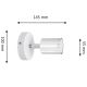 LED Kinkiet punktowy TUNE 1xGU10/6,5W/230V matowy chrom/białe