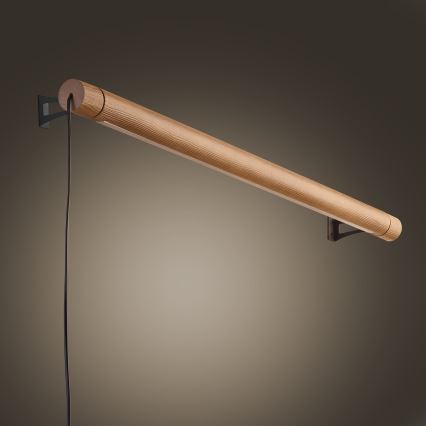 LED Kinkiet ROLLO LED/30W/230V drewno