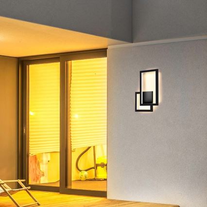 LED Kinkiet LED/20W/230V 3000K czarny