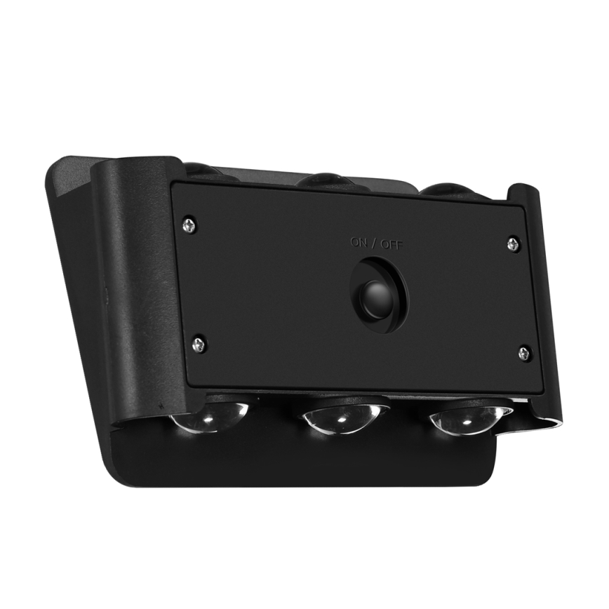 LED Kinkiet solarny ALF LED/4W/1300 mAh 3000K IP54 czarny