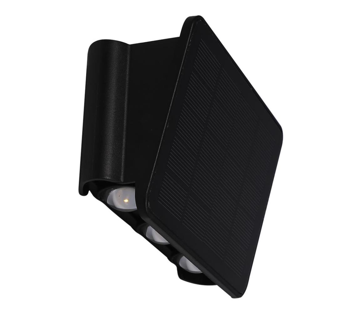 LED Kinkiet solarny ALF LED/4W/3,2V 6000K IP54 czarny