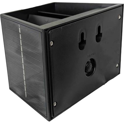 LED Kinkiet solarny CUBUS 2xLED/1,5W/3,7V 1500 mAh IP54