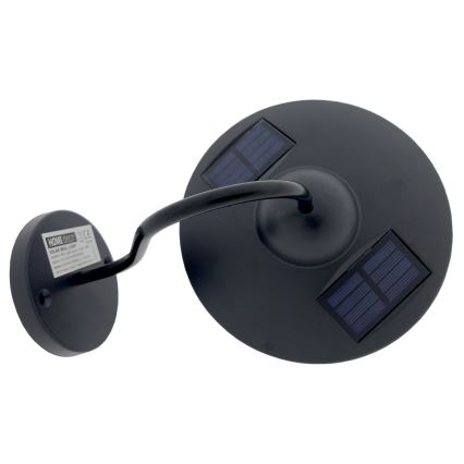 LED Kinkiet solarny LED/0,5W/1,2V IP44 czarny