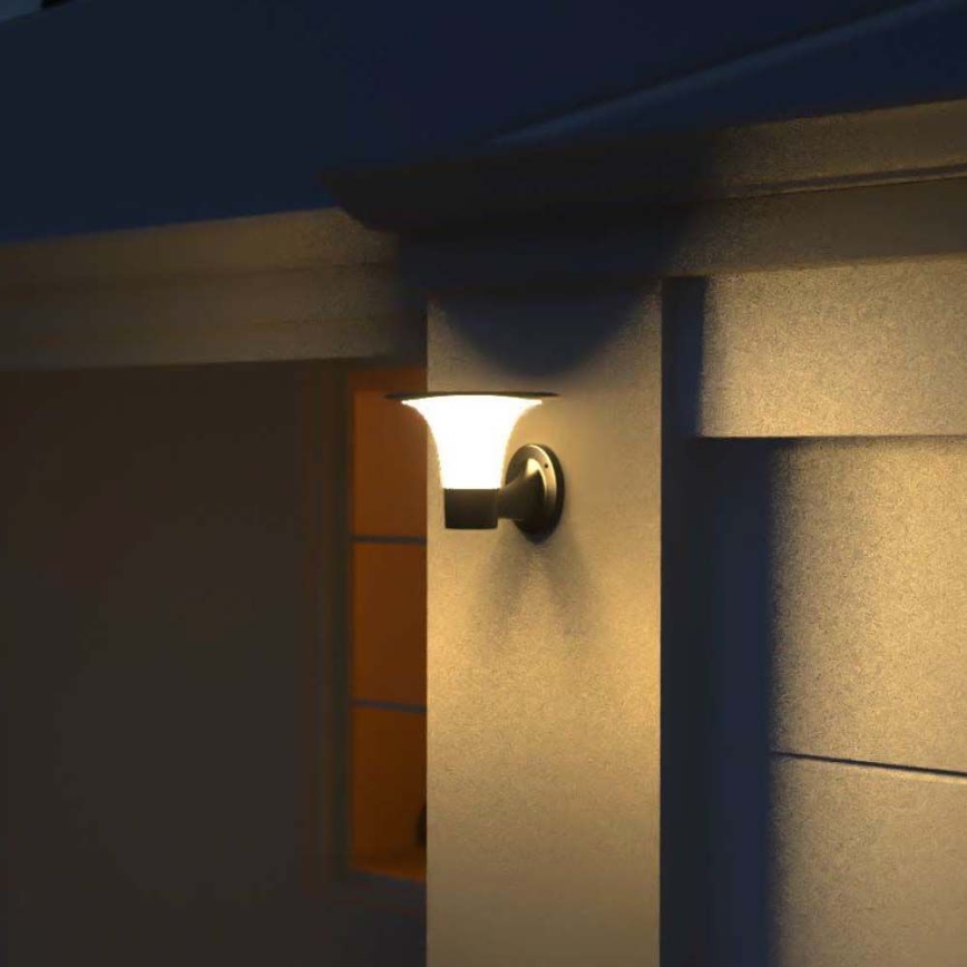 LED Kinkiet solarny z czujnikiem LED/15W/3,2V 4000K/6000K IP65 6000 mAh