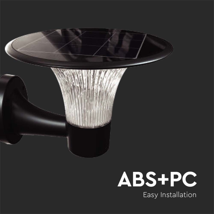 LED Kinkiet solarny z czujnikiem LED/15W/3,2V 4000K/6000K IP65 6000 mAh