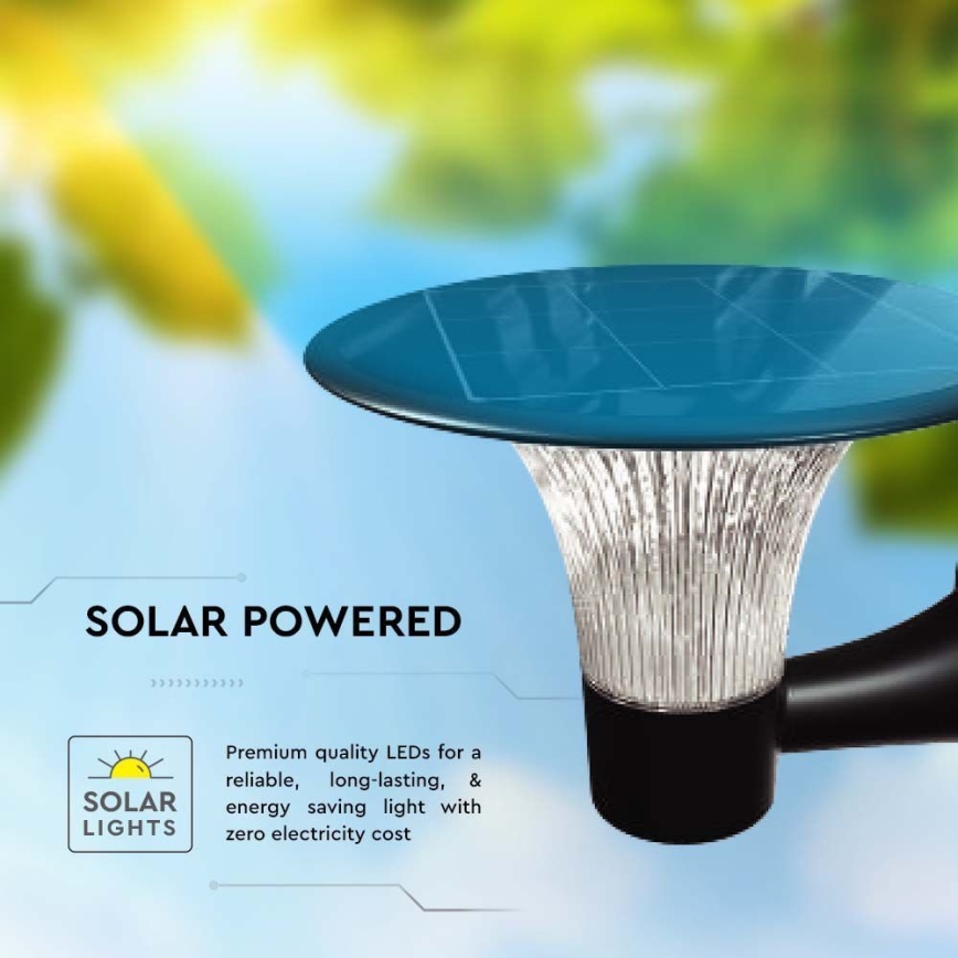 LED Kinkiet solarny z czujnikiem LED/15W/3,2V 4000K/6000K IP65 6000 mAh