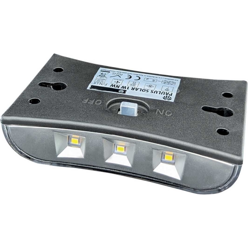 LED Kinkiet solarny LED/1W/1,2V 600 mAh IP44