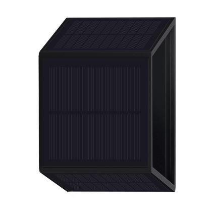 LED Kinkiet solarny WINGS LED/2W/1300 mAh 3,7V 3000K IP54 czarny