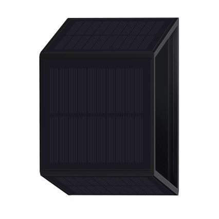 LED Kinkiet solarny WINGS LED/2W/1300 mAh 3,7V 6000K IP54 czarny
