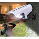 LED Makieta solarnej kamery bezpieczeństwa z czujnikiem KAMERA LED/1W/3,7V IP44 + pilot zdalnego sterowania