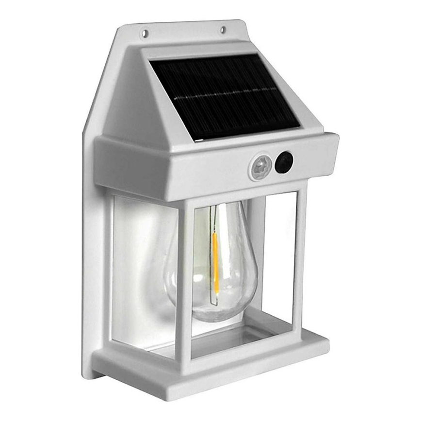LED Kinkiet solarny z czujnikiem LANTER LED/1W/3,7V 1200 mAh IP44 biały