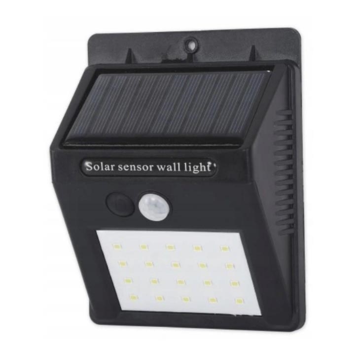 LED Kinkiet solarny z czujnikiem LED/0,55W/3,7V 1200 mAh IP65