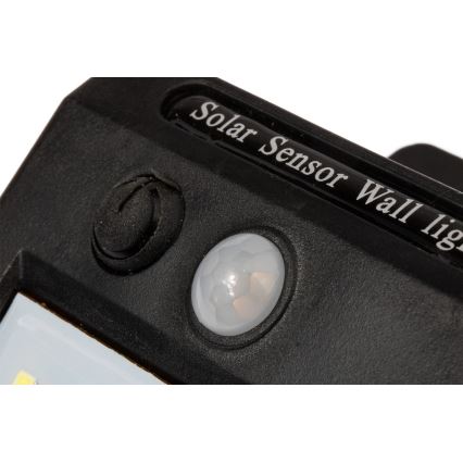 LED Kinkiet solarny z czujnikiem LED/0,55W/3,7V 1200 mAh IP65