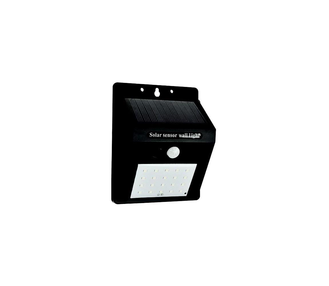 LED Kinkiet solarny z czujnikiem LED/0,55W/3,7V 6500K IP65