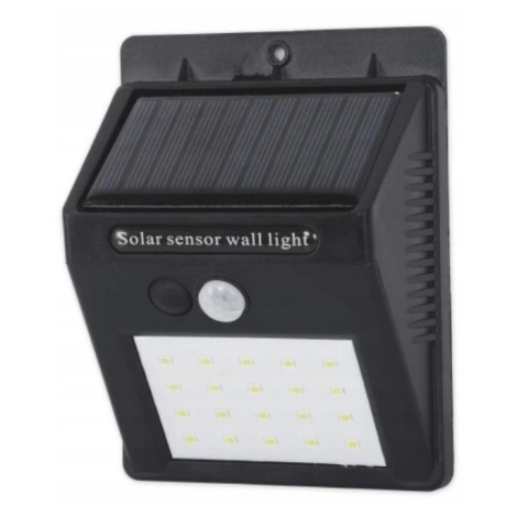 LED Kinkiet solarny z czujnikiem LED/0,55W/3,7V IP65