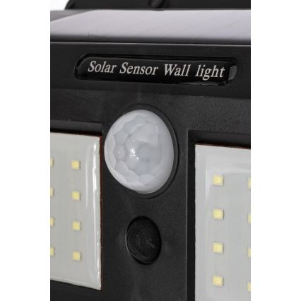 LED Kinkiet solarny z czujnikiem LED/1,2W/3,7V 2400 mAh IP54