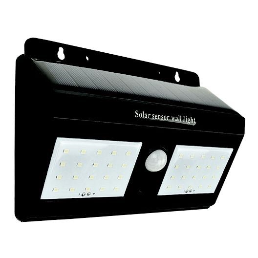 LED Kinkiet solarny z czujnikiem LED/1,2W/3,7V 6500K IP65