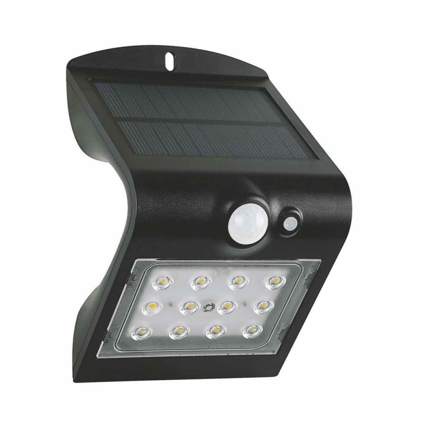 LED Kinkiet solarny z czujnikiem LED/1,5W/3,7V 1200 mAh IP65