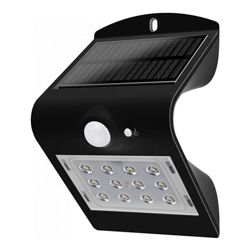 LED Kinkiet solarny z czujnikiem LED/1.5W/3,7V IP65 1200 mAh