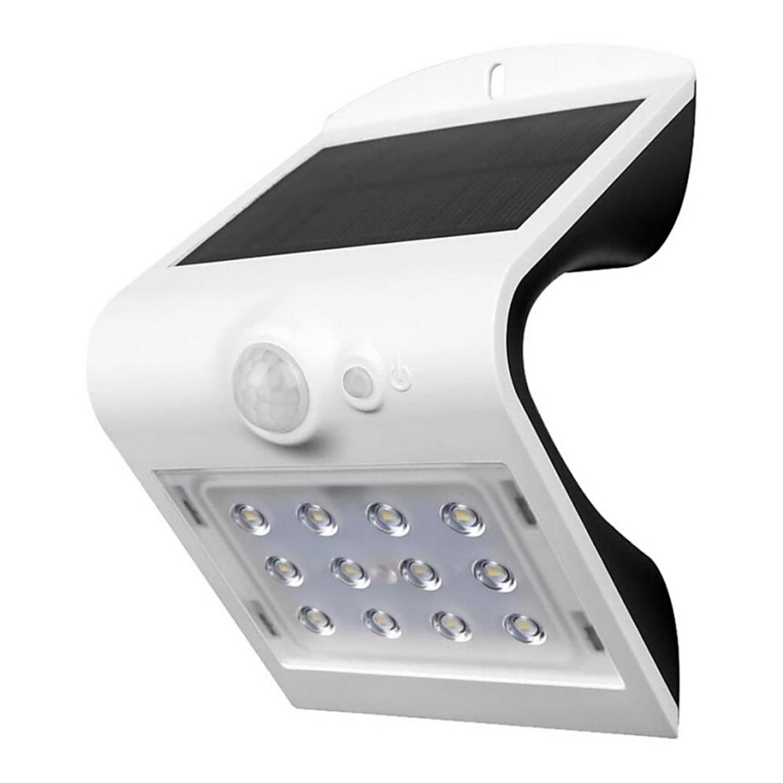 LED Kinkiet solarny z czujnikiem LED/1.5W/3,7V IP65 1200 mAh