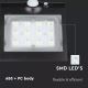 LED Kinkiet solarny z czujnikiem LED/1.5W/3,7V IP65