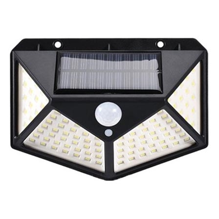 LED Kinkiet solarny z czujnikiem LED/1W/3,7V 6500K IP44 1200 mAh