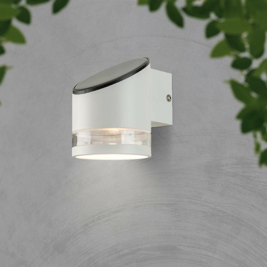 LED Kinkiet solarny z czujnikiem LED/1W/3,7V IP54 3000K 1200 mAh biały