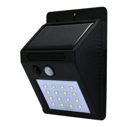 LED Kinkiet solarny z czujnikiem LED/2,2W/3,7V 2200 mAh IP44